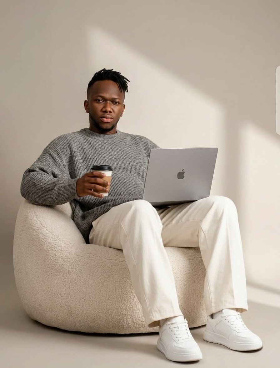 MOHAMED SYLLA, designer graphique et gérant d'Over Creative